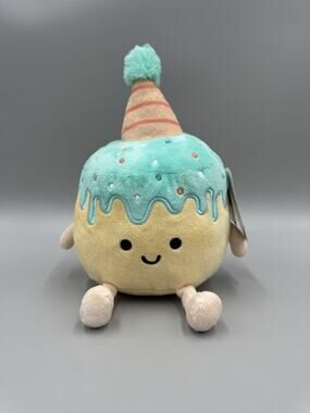 American Greetings Birthday Cake Plush 6 Inch Stuffed Toy